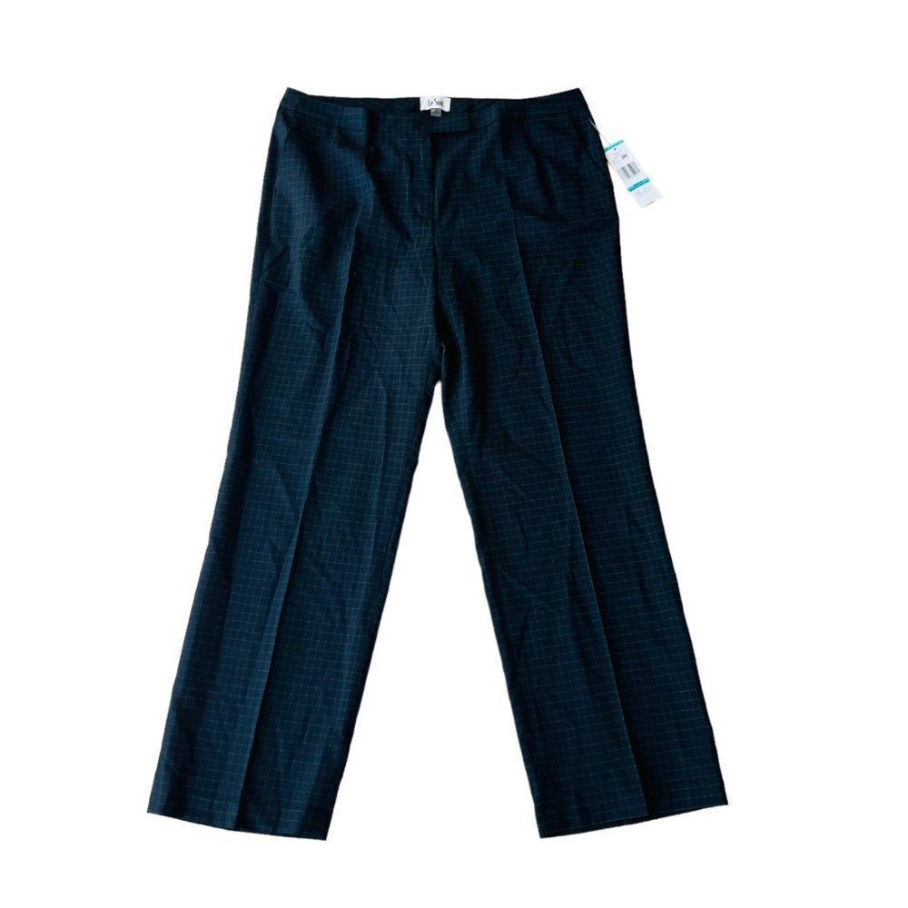 Le Suit Dress Pants Black / Lt Loden Women's 16‎